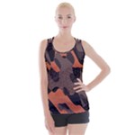 Africa Camo Crisscross Back Tank Top 