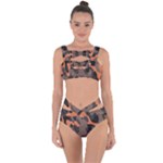 Africa Camo Bandaged Up Bikini Set 