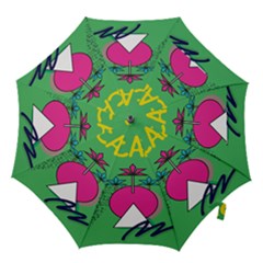 Behance Feelings Beauty Local Polka Dots Green Hook Handle Umbrellas (medium) by Mariart