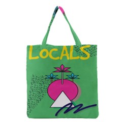 Behance Feelings Beauty Local Polka Dots Green Grocery Tote Bag by Mariart