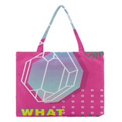 Behance Feelings Beauty Polka Dots What Ever Leaf Diamon Pink Medium Tote Bag