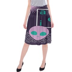 Behance Feelings Beauty Space Alien Star Galaxy Midi Beach Skirt by Mariart