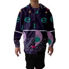 Behance Feelings Beauty Space Alien Star Galaxy Hooded Wind Breaker (kids) by Mariart