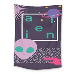 Behance Feelings Beauty Space Alien Star Galaxy Medium Tapestry