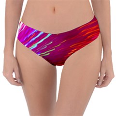 Zoom Colour Motion Blurred Zoom Background With Ray Of Light Hurtling Towards The Viewer Reversible Classic Bikini Bottoms by Mariart