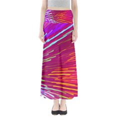 Zoom Colour Motion Blurred Zoom Background With Ray Of Light Hurtling Towards The Viewer Maxi Skirts by Mariart