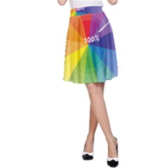 Colour Value Diagram Circle Round A-line Skirt by Mariart