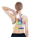 Colour Value Diagram Circle Round Sports Bra With Pocket View2