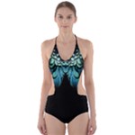 PEACOCK Cut-Out One Piece Swimsuit