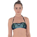 PEACOCK Halter Bandeau Bikini Top