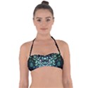 PEACOCK Halter Bandeau Bikini Top View1