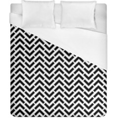 Funky Chevron Stripes Triangles Duvet Cover (california King Size) by Mariart