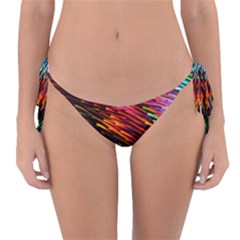 Rainbow Shake Light Line Reversible Bikini Bottom by Mariart