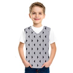 Stripes Line Triangles Vertical Black Kids  Sportswear by Mariart