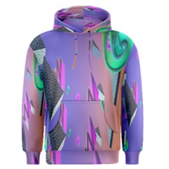 Triangle Wave Rainbow Men s Pullover Hoodie