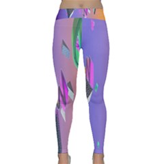 Triangle Wave Rainbow Classic Yoga Leggings