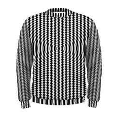 Vertical Lines Waves Wave Chevron Small Black Men s Sweatshirt by Mariart