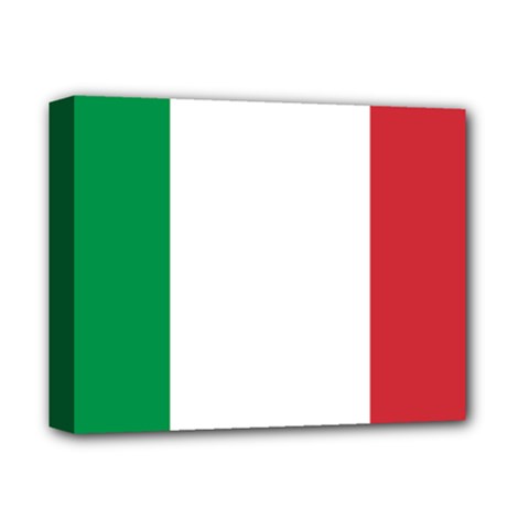 National Flag Of Italy  Deluxe Canvas 14  X 11 