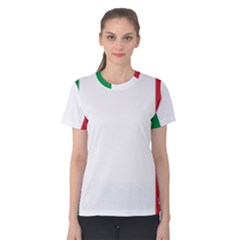 National Flag Of Italy  Women s Cotton Tee