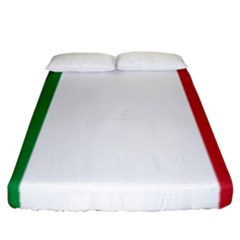 National Flag Of Italy  Fitted Sheet (california King Size)