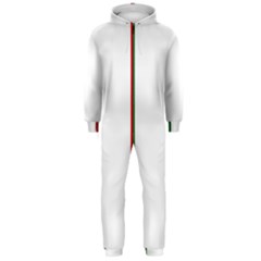 National Flag Of Italy  Hooded Jumpsuit (men)  by abbeyz71