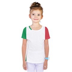 National Flag Of Italy  Kids  One Piece Tee