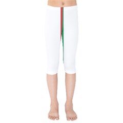 National Flag Of Italy  Kids  Capri Leggings 