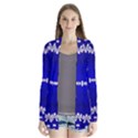 Blue Beijing Drape Collar Cardigan View1