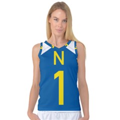 South Africa National Route N1 Marker Women s Basketball Tank Top by abbeyz71