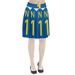 South Africa National Route N1 Marker Pleated Skirt by abbeyz71