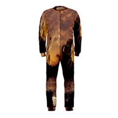 Steampunk Fractalscape, A Ship For All Destinations Onepiece Jumpsuit (kids)