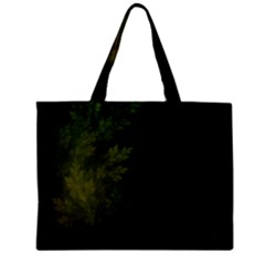 Beautiful Fractal Pines In The Misty Spring Night Zipper Mini Tote Bag by jayaprime