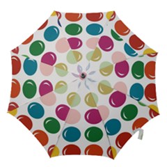 Brights Pastels Bubble Balloon Color Rainbow Hook Handle Umbrellas (small)