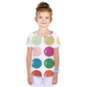 Brights Pastels Bubble Balloon Color Rainbow Kids  One Piece Tee View1