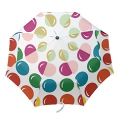 Brights Pastels Bubble Balloon Color Rainbow Folding Umbrellas