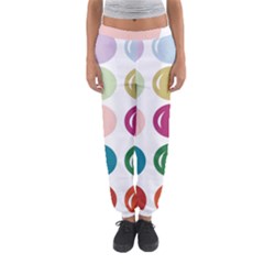 Brights Pastels Bubble Balloon Color Rainbow Women s Jogger Sweatpants