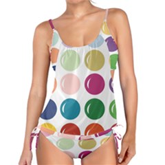 Brights Pastels Bubble Balloon Color Rainbow Tankini by Mariart