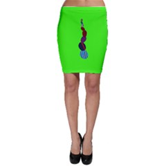 Egg Line Rainbow Green Bodycon Skirt by Mariart