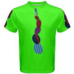 Egg Line Rainbow Green Men s Cotton Tee by Mariart