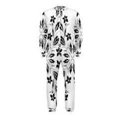 Floral Element Black White Onepiece Jumpsuit (kids) by Mariart