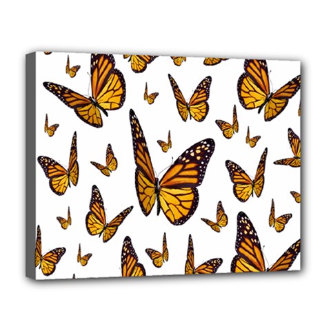Butterfly Spoonflower Canvas 14  X 11 