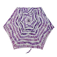Original Feather Opaque Color Purple Mini Folding Umbrellas