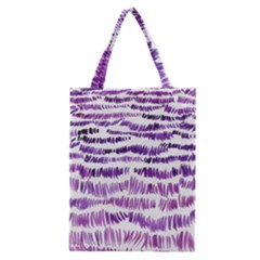 Original Feather Opaque Color Purple Classic Tote Bag