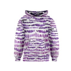 Original Feather Opaque Color Purple Kids  Pullover Hoodie
