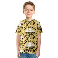 Trophy Beers Glass Drink Kids  Sport Mesh Tee