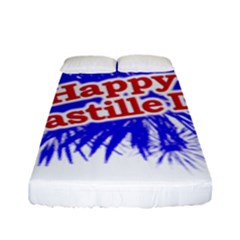 Happy Bastille Day Graphic Logo Fitted Sheet (full/ Double Size) by dflcprints