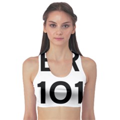 Brazil Br-101 Transcoastal Highway  Sports Bra by abbeyz71