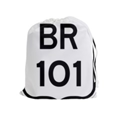 Brazil Br-101 Transcoastal Highway  Drawstring Pouches (extra Large) by abbeyz71