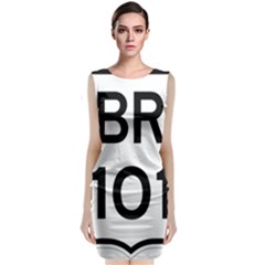 Brazil Br-101 Transcoastal Highway  Sleeveless Velvet Midi Dress by abbeyz71