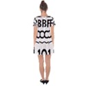 Brazil BR-101 Transcoastal Highway  Drop Hem Mini Chiffon Dress View2